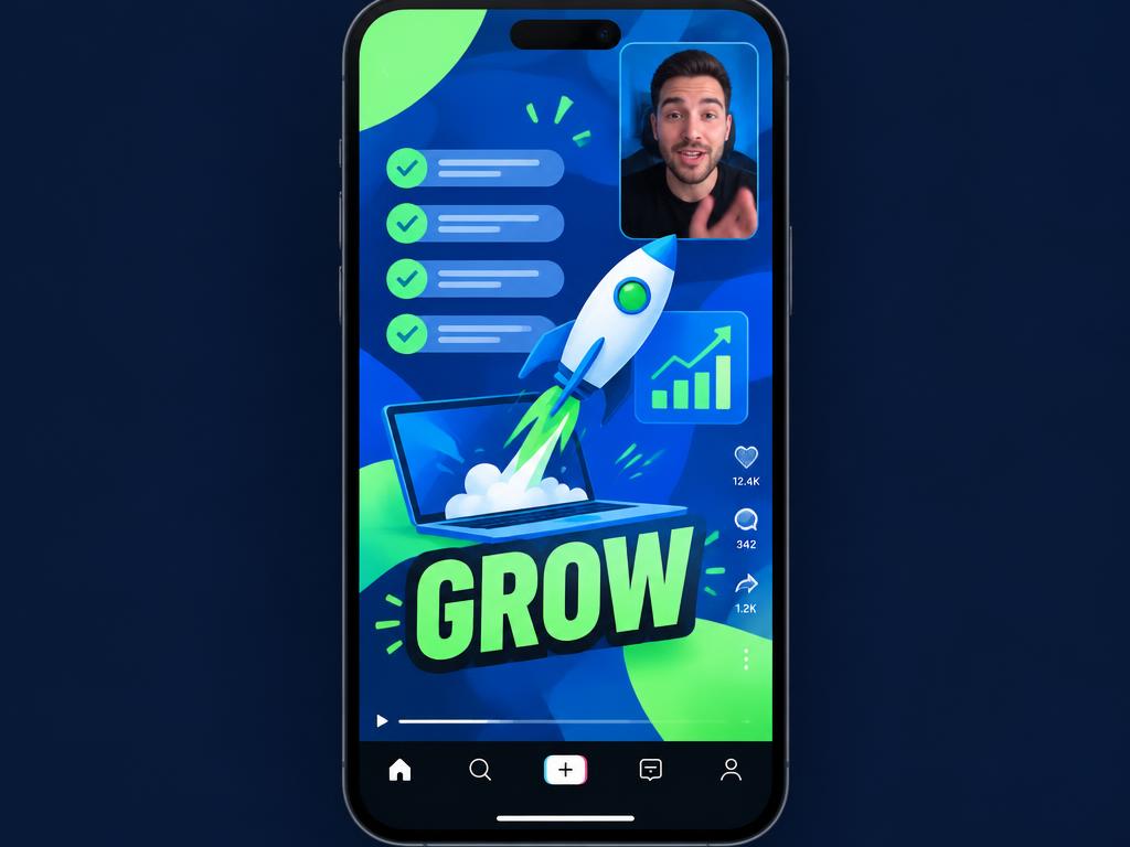 Vertical video with graphics